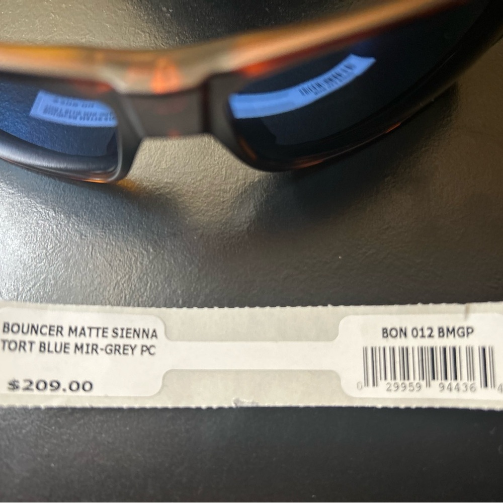 Fin Nor Matte Sienna Glasses with Blue Polarized Lenses - Picture 3 of 5
